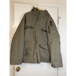 Quiksilver Men's 10,000MM Insulated Hooded Ski Snowboard Jacket Size XL